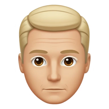 white dude with tight slick back hair going backwards sticker