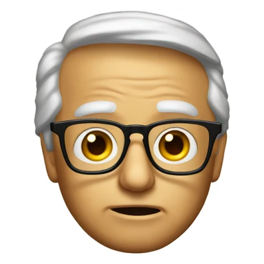 Trump wearing glasses sticker