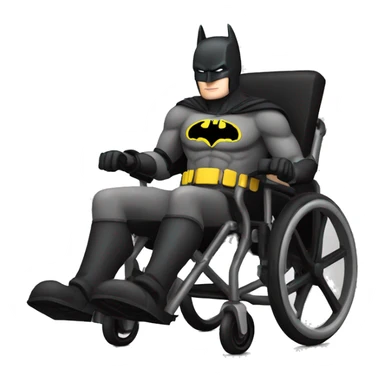 batman en fauteuil roulant sticker