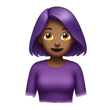 girl eat a eggplant sticker