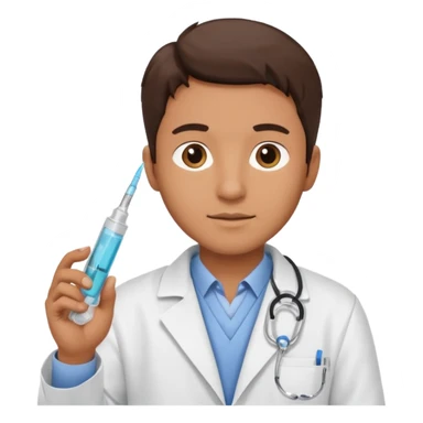 vaccinator male sticker