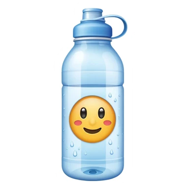 botella de agua gym sticker