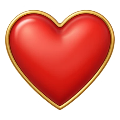 A red heart with the letter "J" in the middle sticker