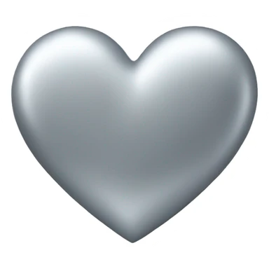 Silver heart  sticker
