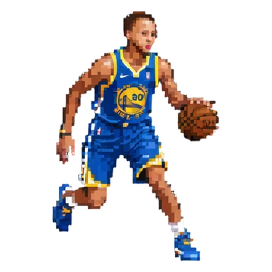 portrait of Stephen Curry without a beard sticker