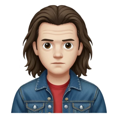 Eddie the freak from stranger things sticker
