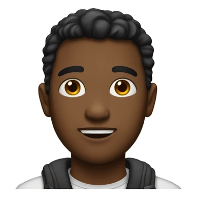 Single personEbony sticker