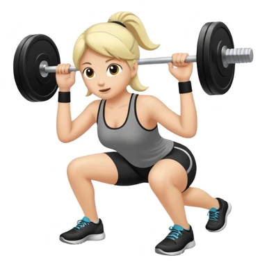 unas pesas de hacer ejercicio  sticker