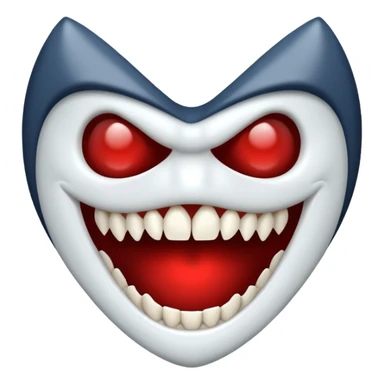 vampire fangs sticker