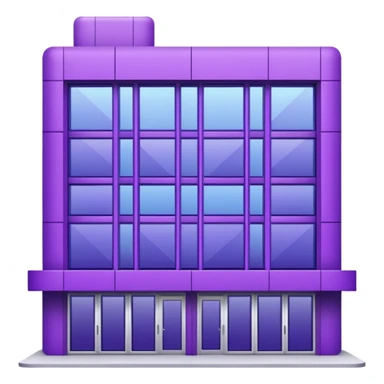 purple pickup point building sticker