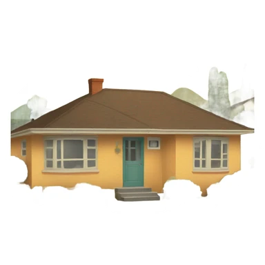 home sweet mid centery sticker