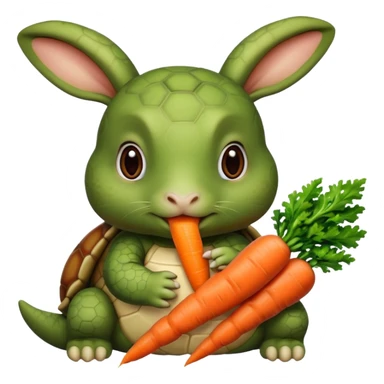 Tortu qui ce branle et lapin qui mange sticker