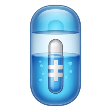 a mecdical capsule sticker