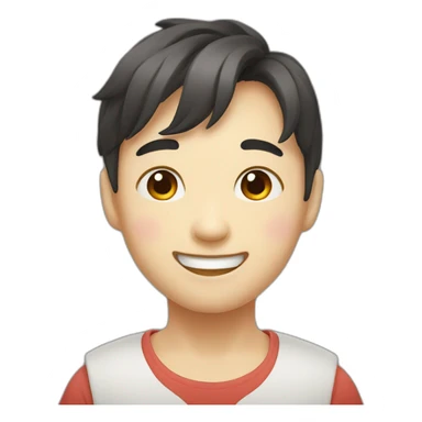 happy cute korean  sticker