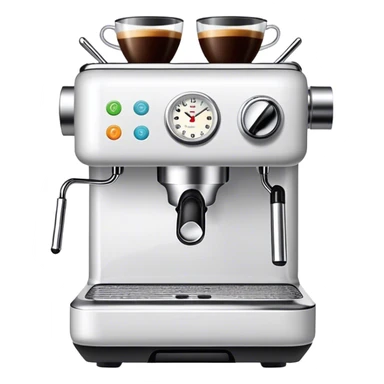 beautiful coffee machine sticker