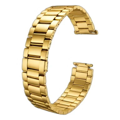 gold metal watch band sticker