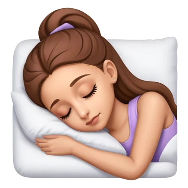 Ariana grande sleeping  sticker