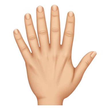 Hand without the ring finger  sticker