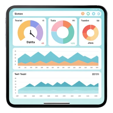 Mood tracking dashboard sticker