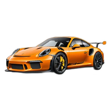 Porsche 911 gt3rs sticker