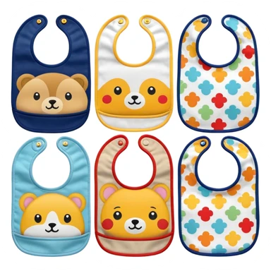 Patterned Baby Bibs sticker