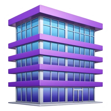 make a prple builidn gcommecial building sticker