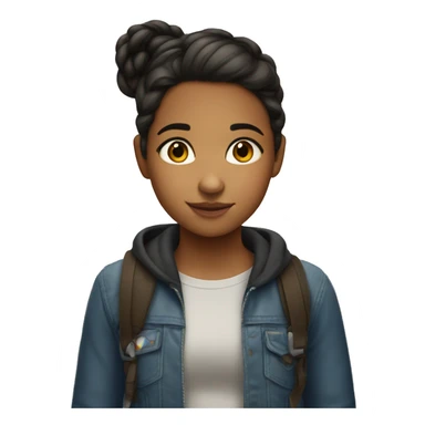 Short 13 year old Puerto Rican girl sticker