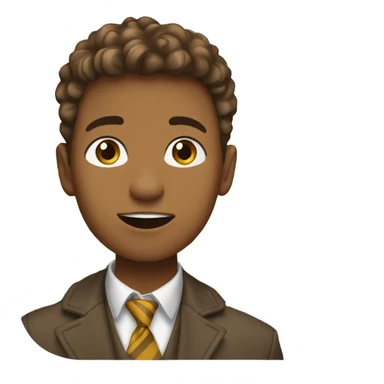 A very sophisticated by light brown skin teen boy in front of big ben in London sticker