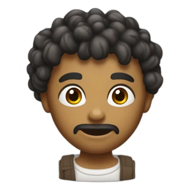 Kirikou qui mange macdo sticker