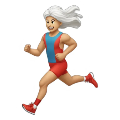 running georgian khinkali sticker