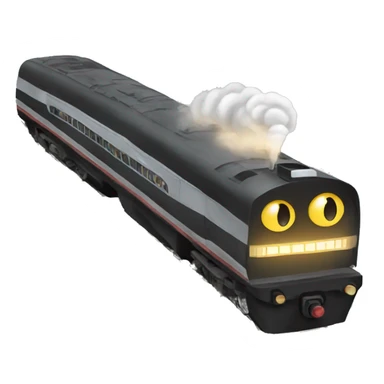 a train running through my mind sticker
