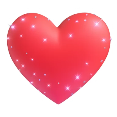 heart with sparkles sticker
