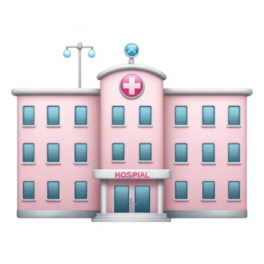 cute hospital light pink sticker