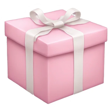 light pink package sticker