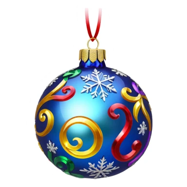 christmas ornament "Oh Well" sticker