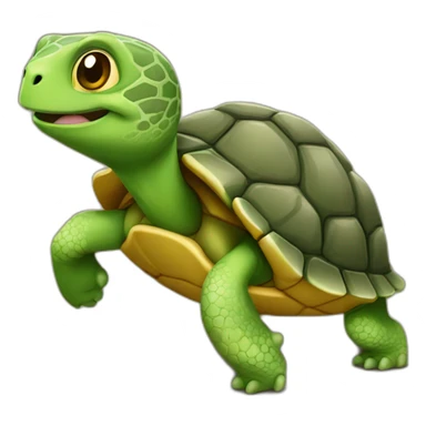 Chat sur tortue  sticker