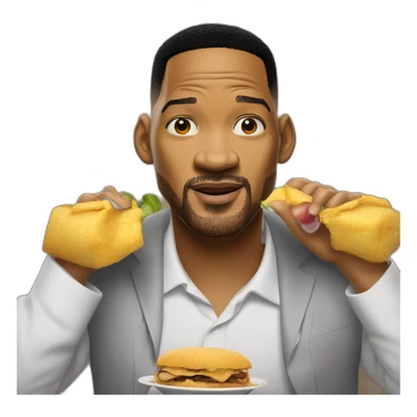 will smith qui mange a manche de balais  sticker
