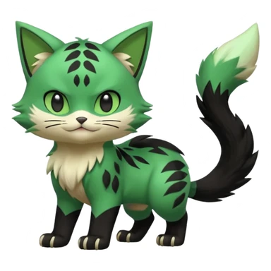 Floragato-Meowscarada-Pokémon (full body) sticker