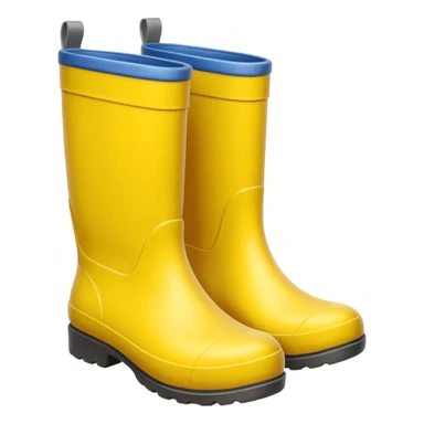 yellow garden boots sticker