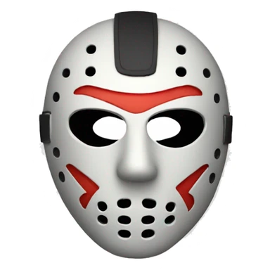 Jason mask sticker