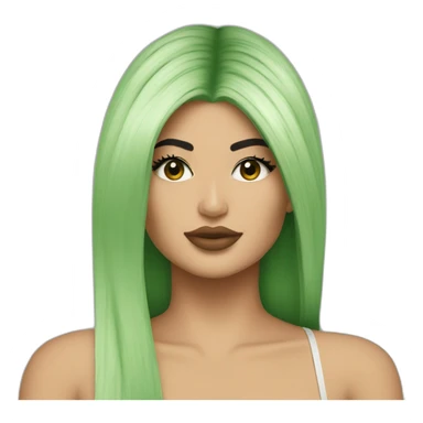 green kylie jenner sticker