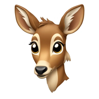 typing bambi sticker