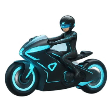 Lightcycle Tron sticker