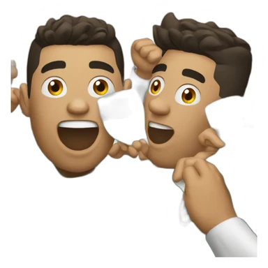 Partying Ronaldo sticker