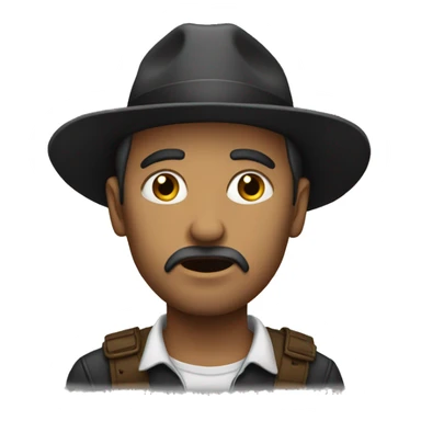 hombre silencio sticker