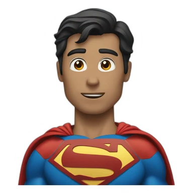 Superman asking questions  sticker