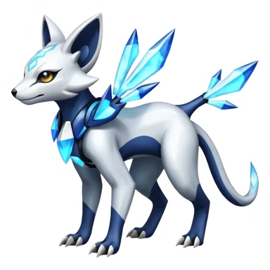 Futuristic Genet-Absol-Dialga-Zeraora-Primagen-fusion-creature  sticker