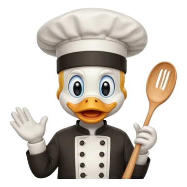 donald duck in chef hat







 sticker