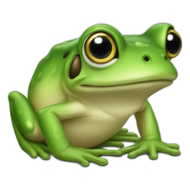 Grenouille choquée sticker