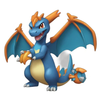 mega Charizard X pokemon sticker